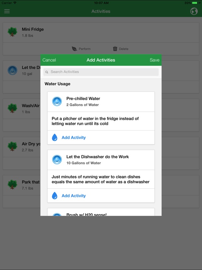 MyEarth - Track carbon savings screenshot 1 of 4