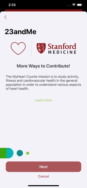 MyHeart Counts screenshot 2 of 6