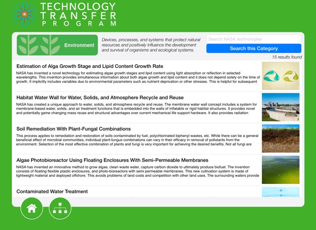 NASA Patent Portfolio screenshot 3 of 4