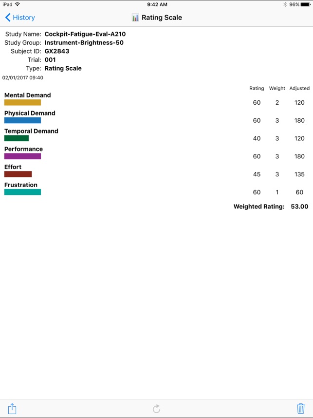 NASA TLX screenshot 8 of 8