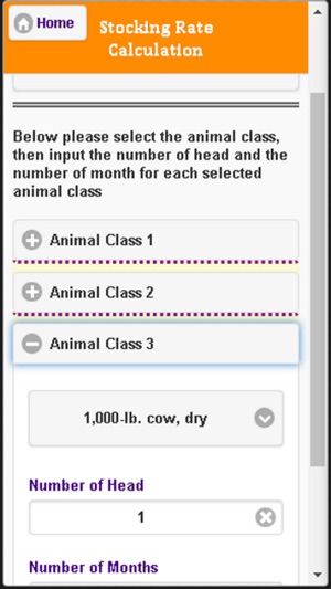 NDSU Grazing Calculator screenshot 6 of 9