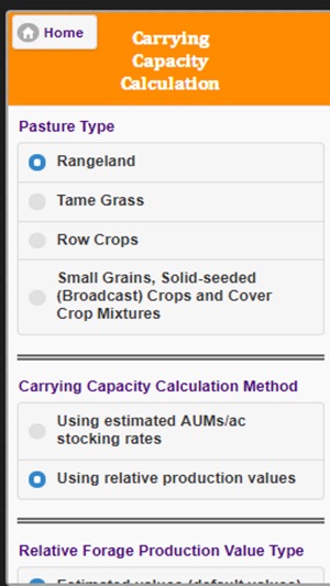 NDSU Grazing Calculator screenshot 8 of 9