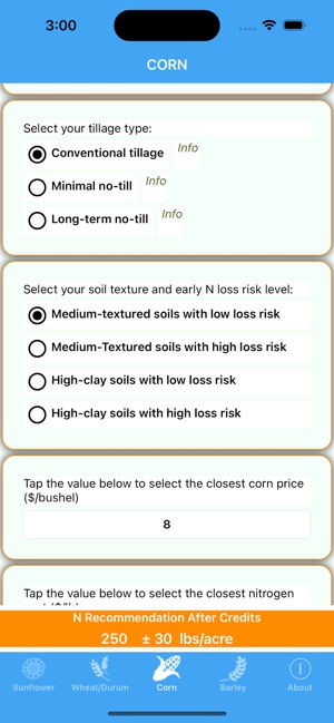NDSU Nitrogen Calculator screenshot 4 of 14