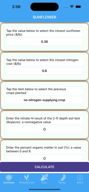 NDSU Nitrogen Calculator screenshot 6 of 14