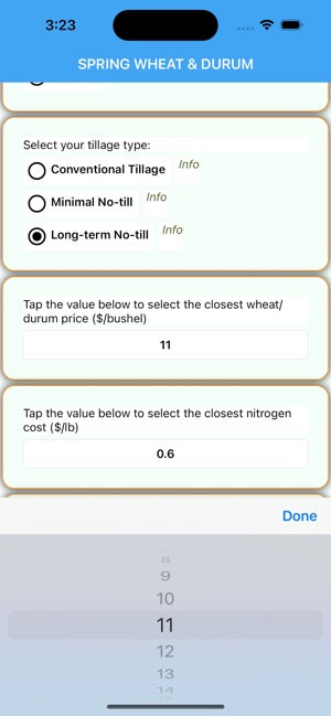 NDSU Nitrogen Calculator screenshot 9 of 14