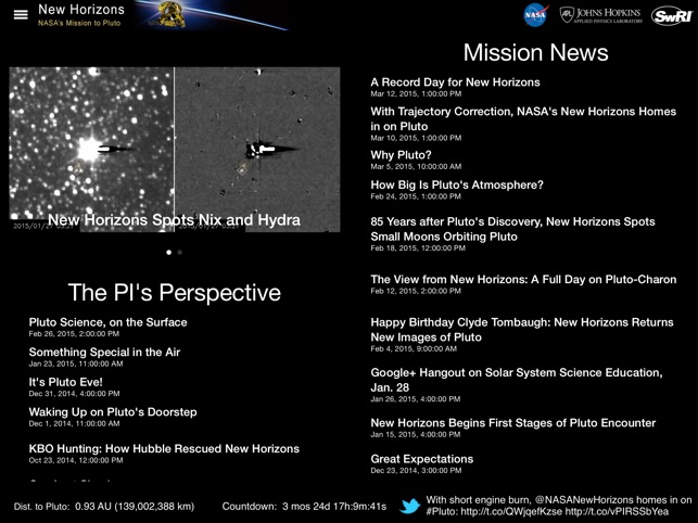 New Horizons: a NASA Voyage to Pluto screenshot 1 of 10