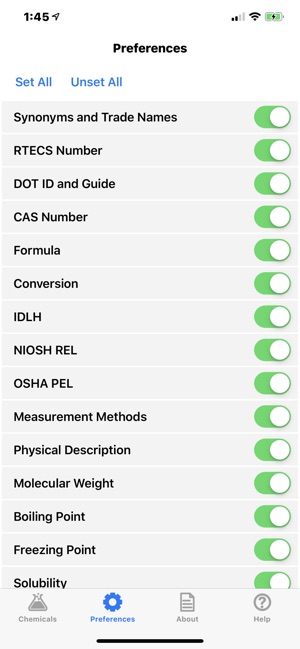 NIOSH Mobile Pocket Guide screenshot 11 of 27
