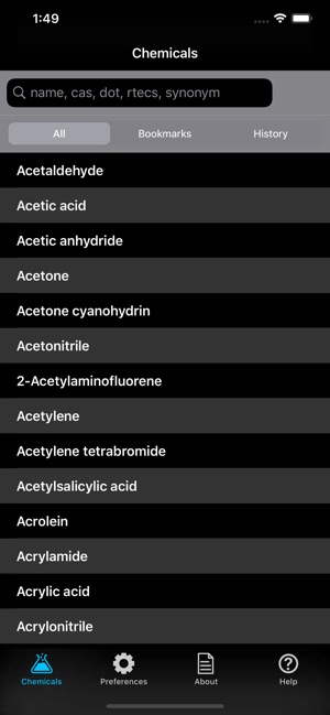 NIOSH Mobile Pocket Guide screenshot 14 of 27