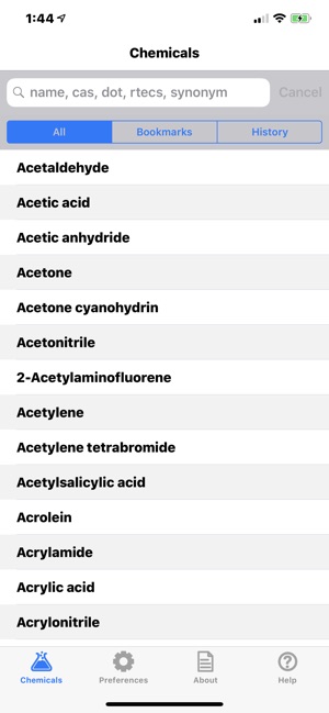 NIOSH Mobile Pocket Guide screenshot 8 of 27