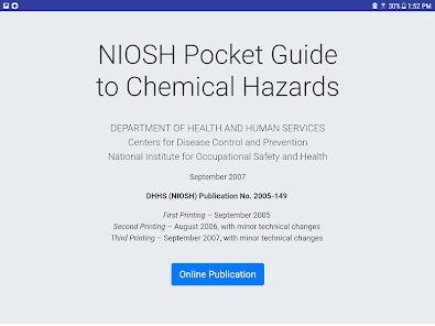 NIOSH Mobile Pocket Guide screenshot 26 of 27