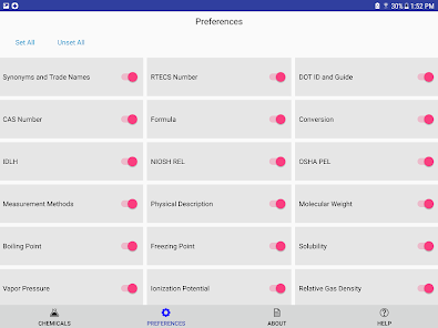 NIOSH Mobile Pocket Guide screenshot 25 of 27