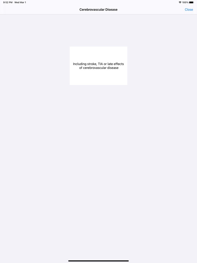 Nursing Home Mortality Index screenshot 4 of 8