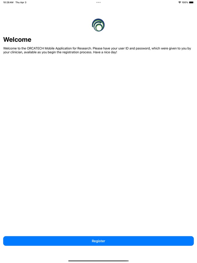 ORCATECH Mobile App for Research screenshot 2 of 6