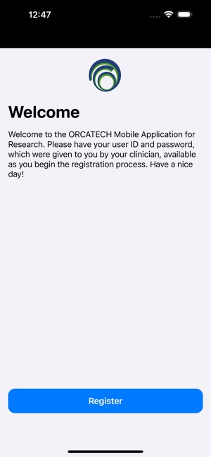 ORCATECH Mobile App for Research screenshot 5 of 6