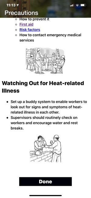 OSHA NIOSH Heat Safety Tool screenshot 5 of 14
