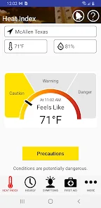 OSHA NIOSH Heat Safety Tool screenshot 12 of 14