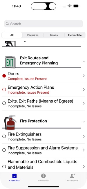 OSHA-NIOSH Small Bus Checklist screenshot 2 of 5