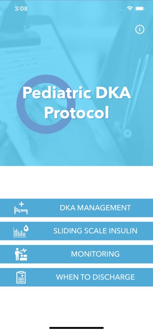 Pediatric DKA Protocol screenshot 1 of 5