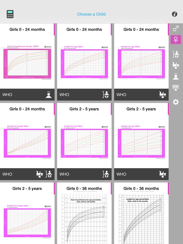 Pediatric Growth Charts by Boston Children's Hospital screenshot 1 of 10