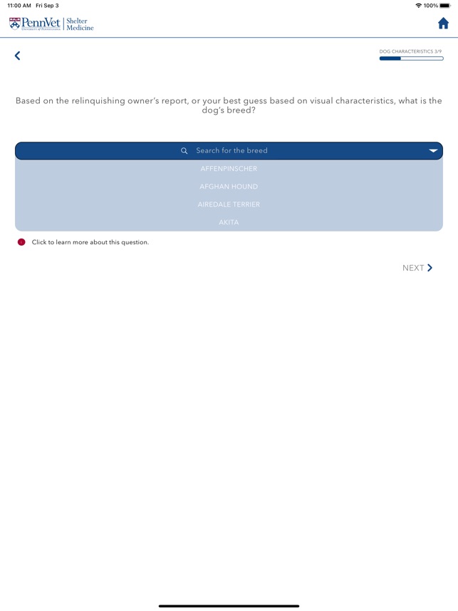 Penn Vet Quality of Life Tool screenshot 3 of 11