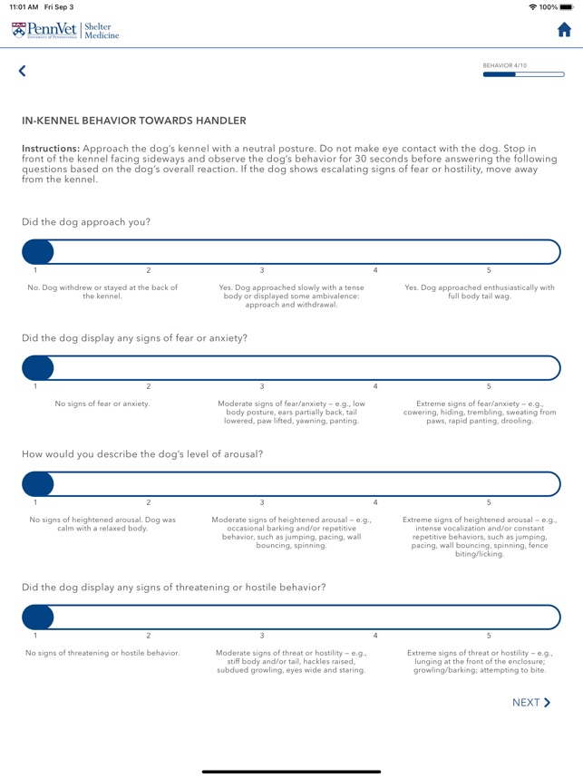 Penn Vet Quality of Life Tool screenshot 5 of 11