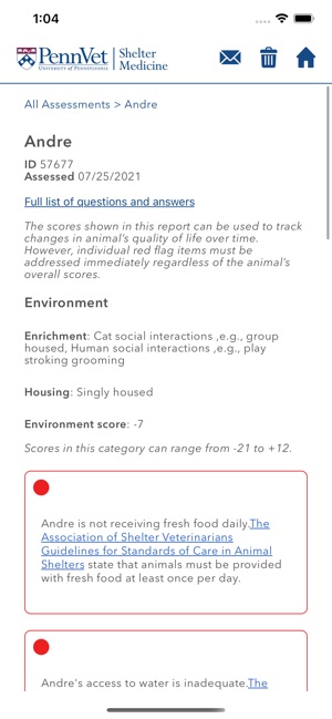 Penn Vet Quality of Life Tool screenshot 8 of 11