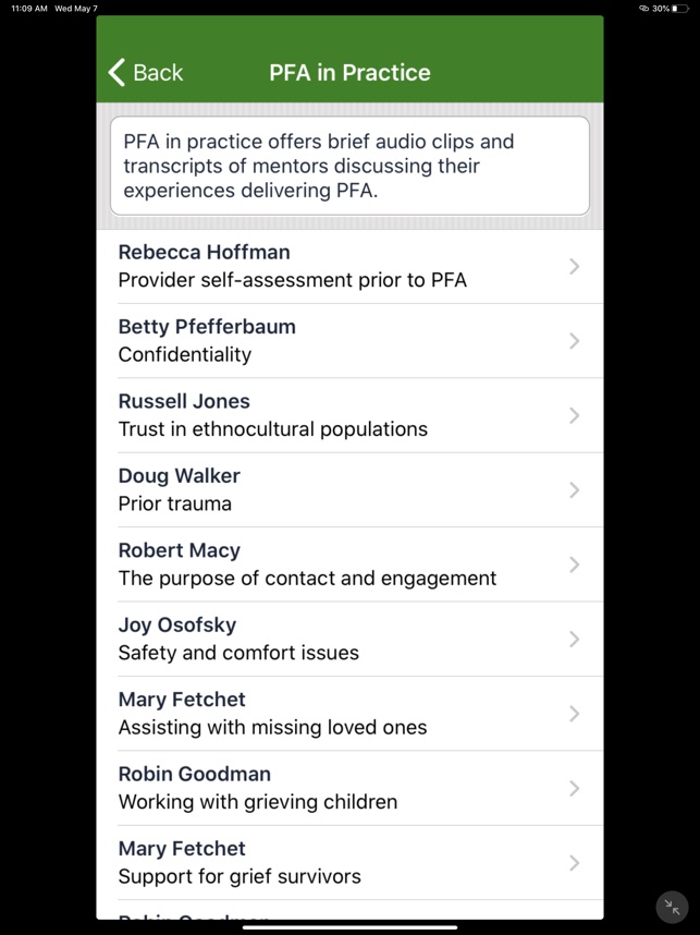 PFA Mobile screenshot 4 of 17