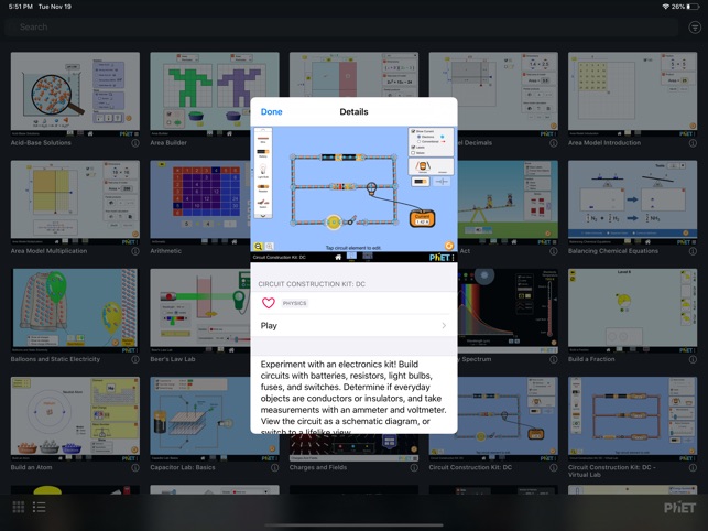 PhET Simulations screenshot 2 of 15