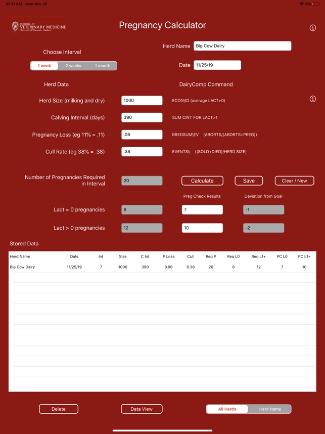 Preg Calculator screenshot 2 of 8