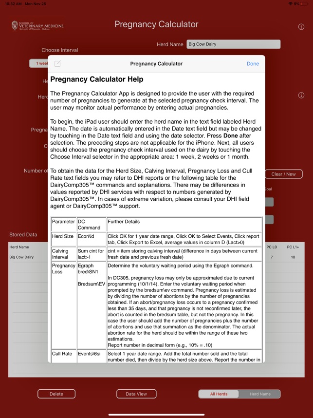 Preg Calculator screenshot 5 of 8