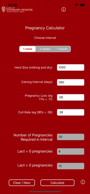 Preg Calculator screenshot 6 of 8
