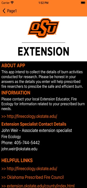 Prescribed Burn Entry Form screenshot 9 of 14