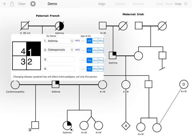Proband - Pedigrees Made Simple screenshot 2 of 5