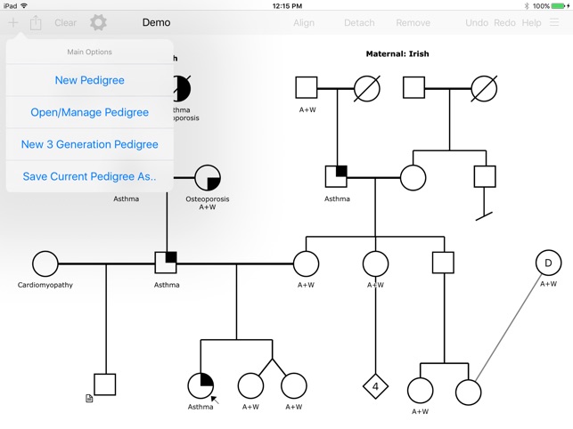 Proband - Pedigrees Made Simple screenshot 4 of 5