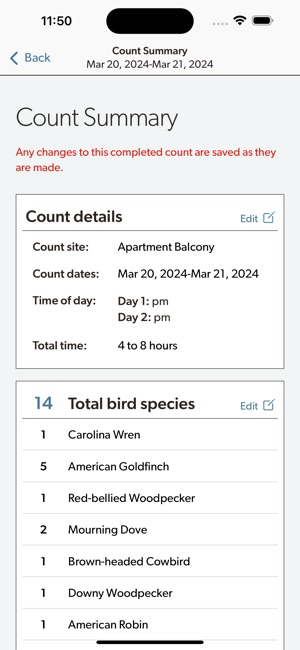Project FeederWatch screenshot 12 of 18