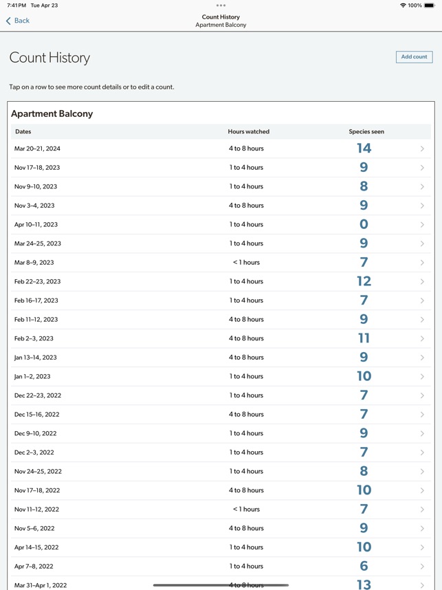 Project FeederWatch screenshot 4 of 18
