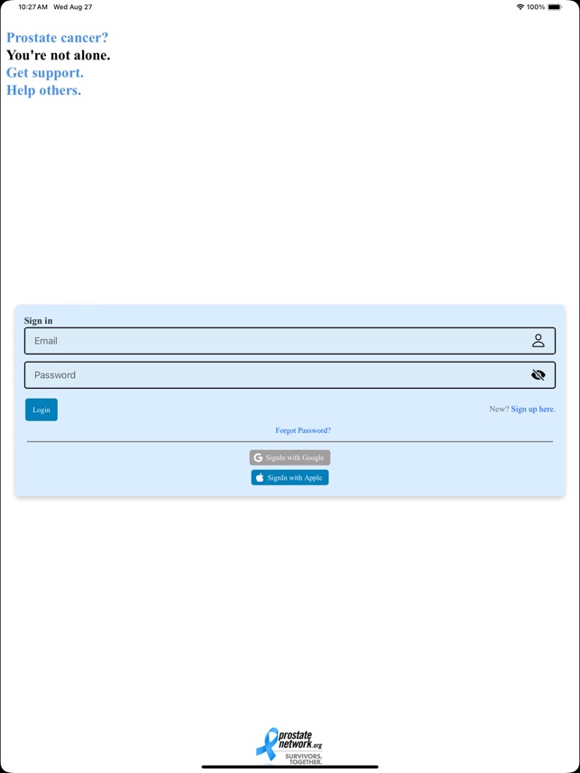 Prostate Network screenshot 1 of 25