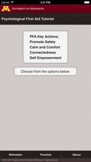Psychological First Aid (PFA) Tutorial screenshot 1 of 6