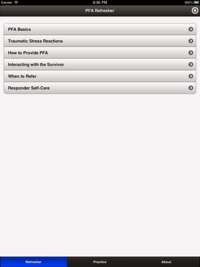 Psychological First Aid (PFA) Tutorial screenshot 5 of 6