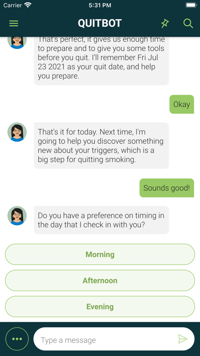 QuitBot: Quit Smoking Coach screenshot 1 of 8