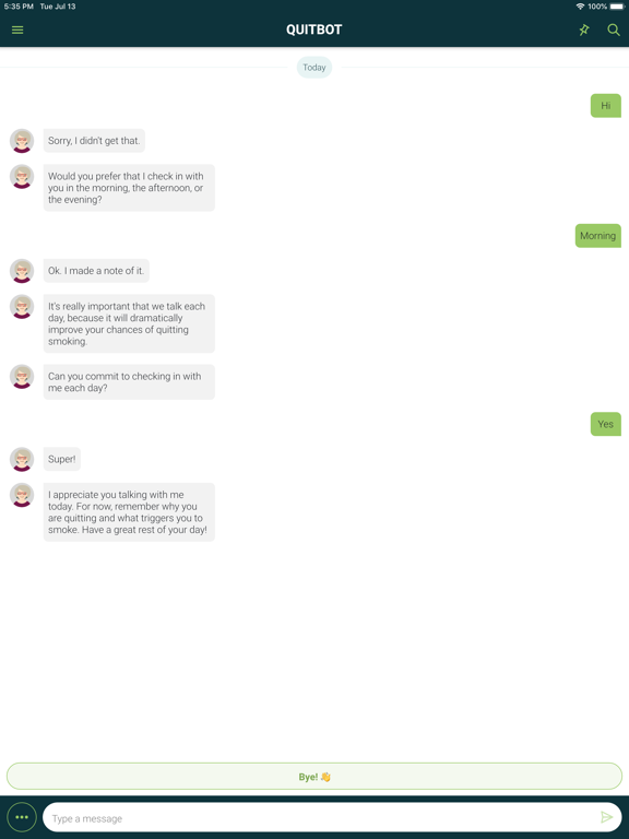 QuitBot: Quit Smoking Coach screenshot 3 of 8