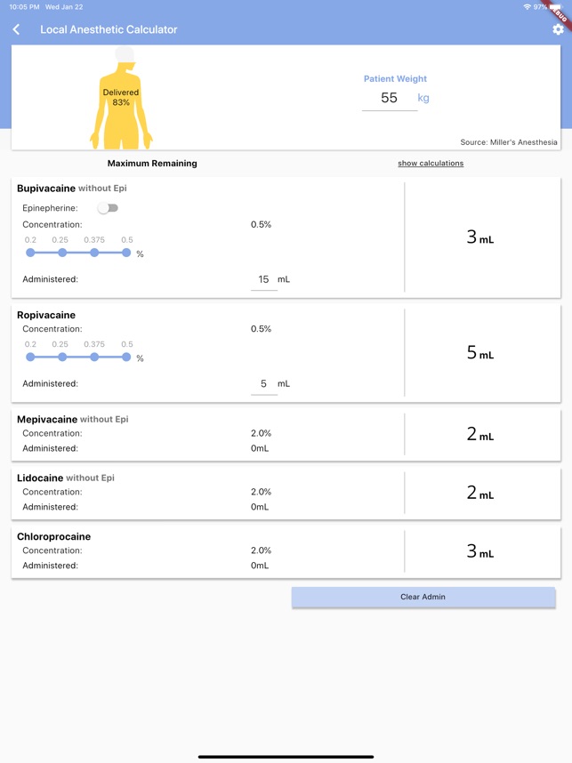 Regional Anesthesia Reference screenshot 2 of 9