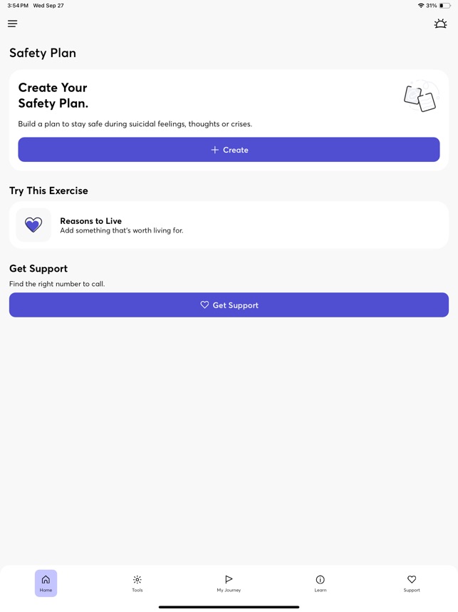 Safety Plan screenshot 1 of 21