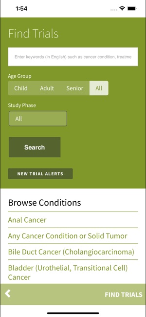 SCI Cancer Clinical Trials screenshot 1 of 10