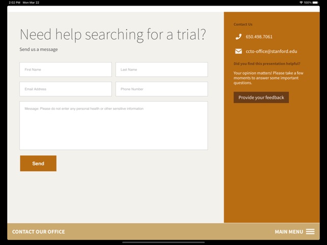 SCI Cancer Clinical Trials screenshot 7 of 10