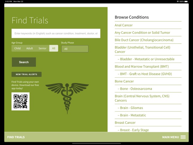 SCI Cancer Clinical Trials screenshot 8 of 10