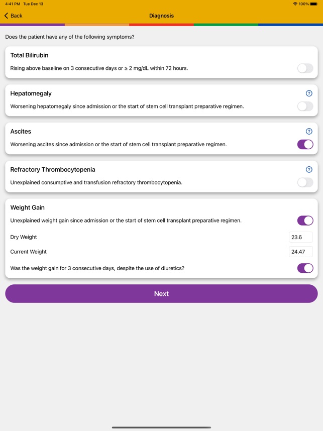 SOS/VOD Diagnosis and Grading screenshot 11 of 18