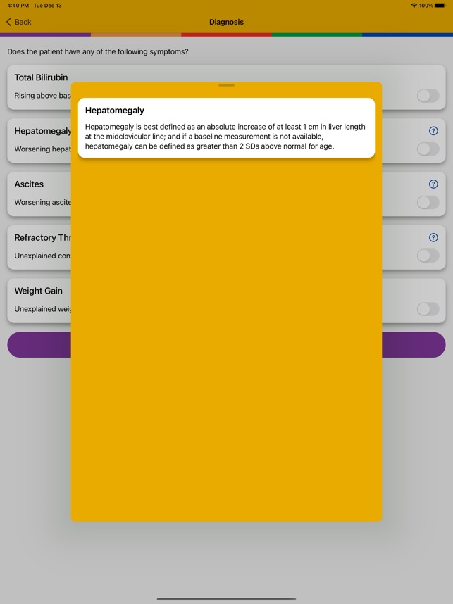SOS/VOD Diagnosis and Grading screenshot 12 of 18