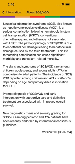SOS/VOD Diagnosis and Grading screenshot 9 of 18