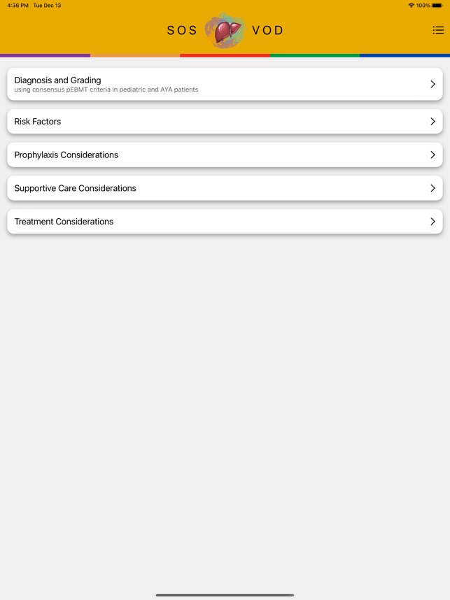 SOS/VOD Diagnosis and Grading screenshot 10 of 18